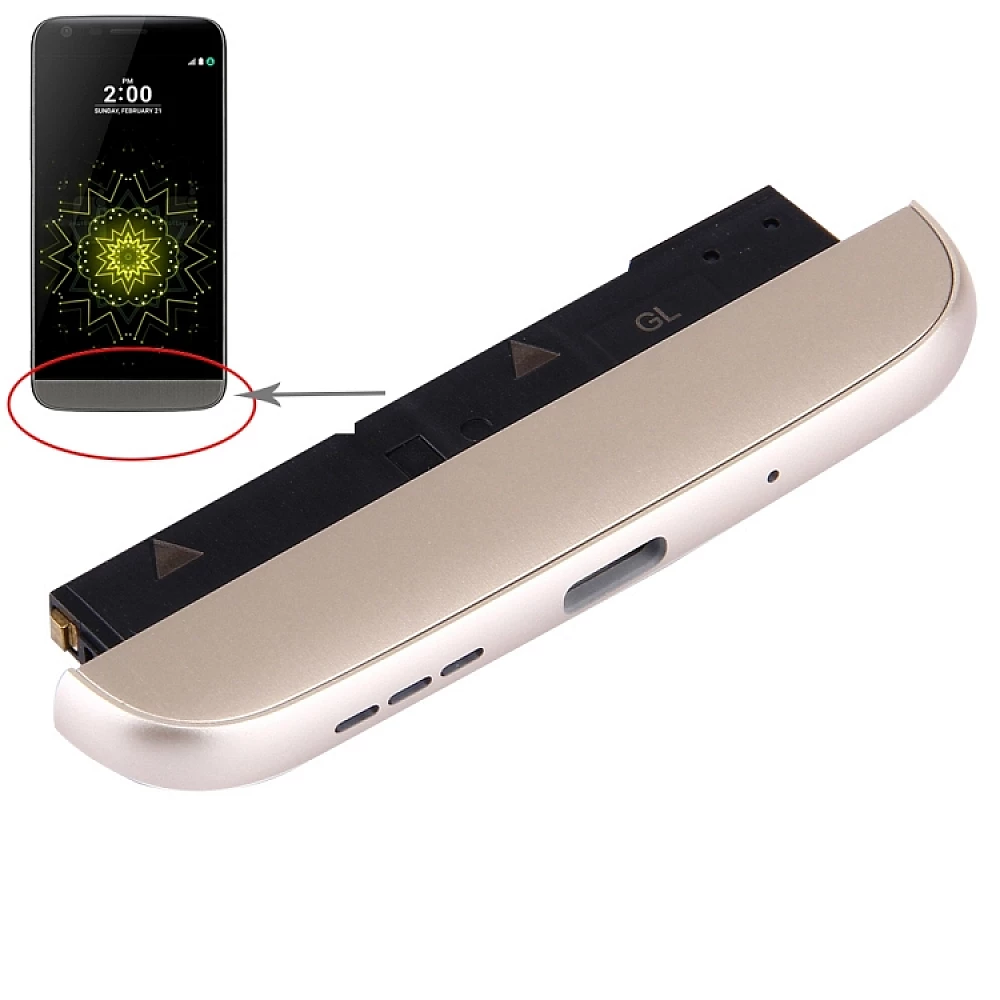 (Charging Dock + Microphone + Speaker Ringer Buzzer) Module for LG G5 / LS992 (US Version)(Gold) (Charging Dock + Microphone + Speaker Ringer Buzzer) Module for LG G5 / LS992 (US Version)(Gold)