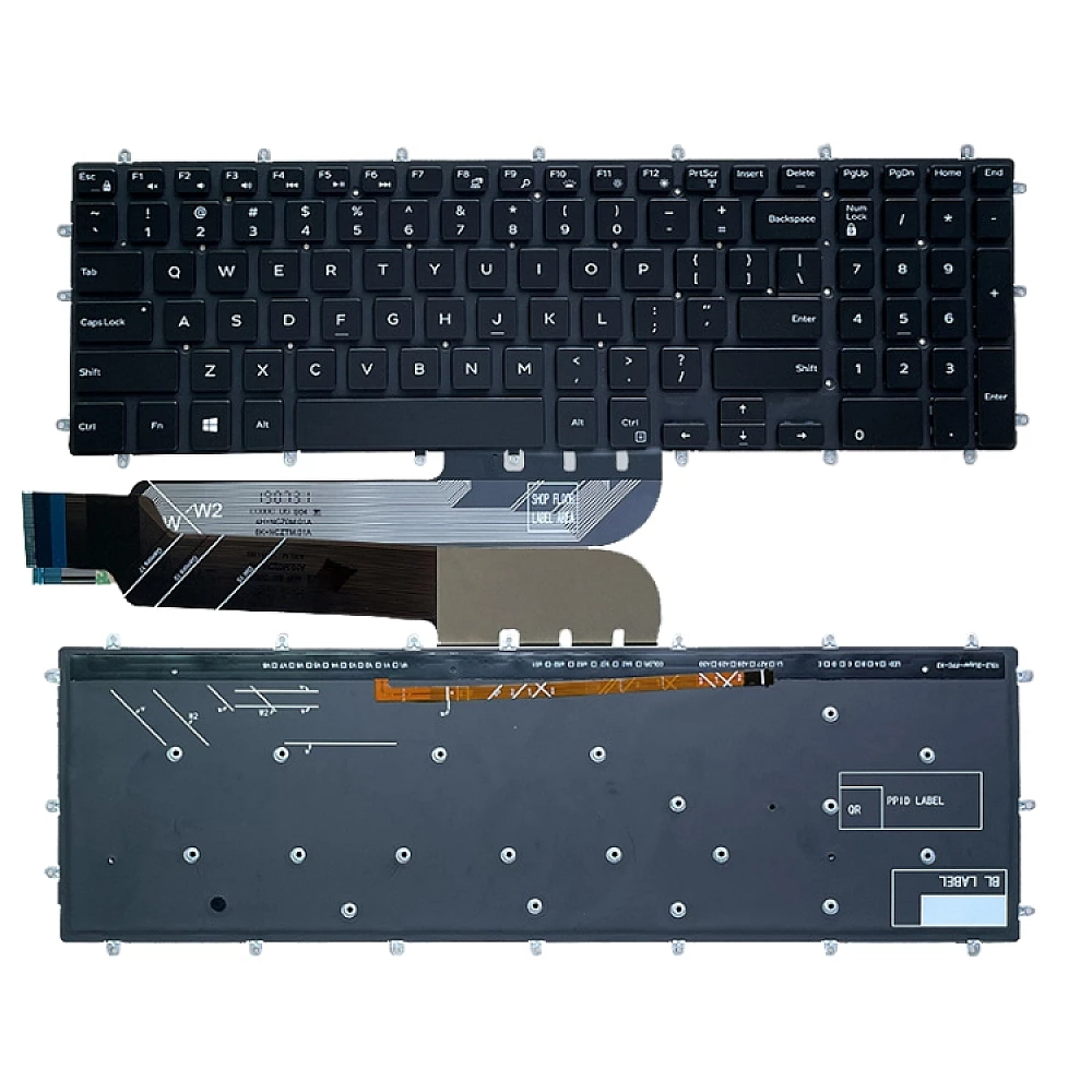 US Version Keyboard For Dell Inspiron 15-7566 5567 7567 5565 5570 7577 P65F(White with Backlight) US Version Keyboard For Dell Inspiron 15-7566 5567 7567 5565 5570 7577 P65F(White with Backlight)