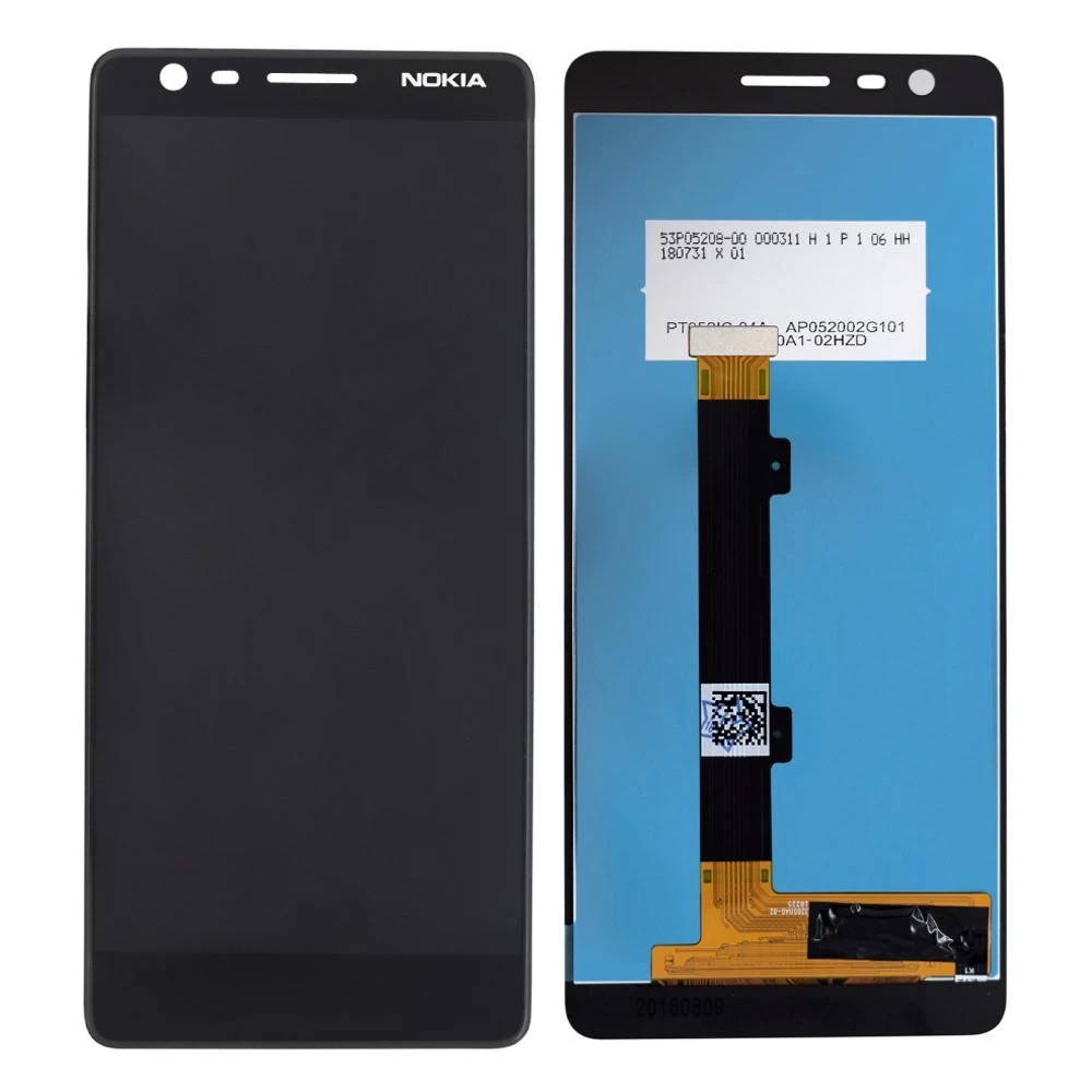 Nokia 3.1 TA-1049, TA-1057 TA-1063 TA-1070 TA-1074 Display and Touch Screen Glass Combo Replacement - Black Nokia 3.1 TA-1049, TA-1057 TA-1063 TA-1070 TA-1074 Display and Touch Screen Glass Combo Replacement - Black