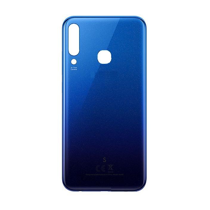 Back Panel Cover for Infinix S4 - Colour Blue