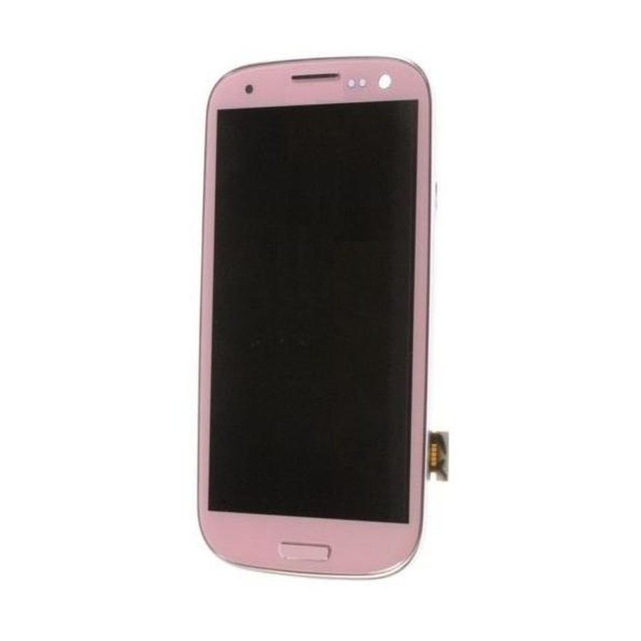 Buy Now LCD with Touch Screen for Samsung Galaxy S3 I9300 64GB - Pink Display Glass Combo Folder