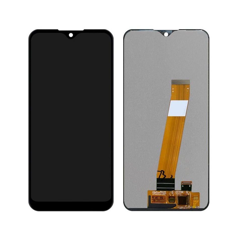 Buy Now LCD with Touch Screen for Samsung Galaxy M01 - Red Display Glass Combo Folder