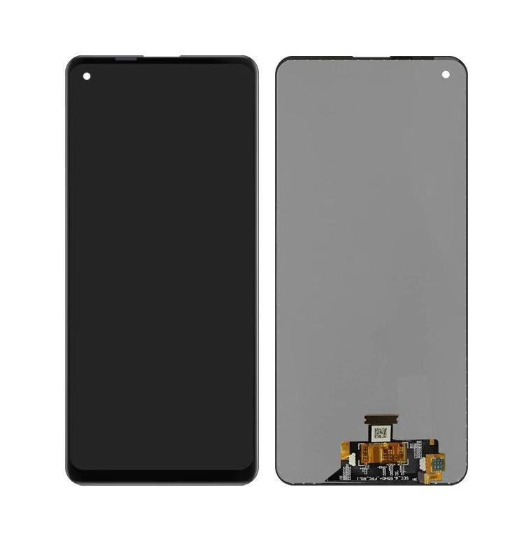 Buy Now LCD with Touch Screen for Samsung Galaxy A21s - Black Display Glass Combo Folder