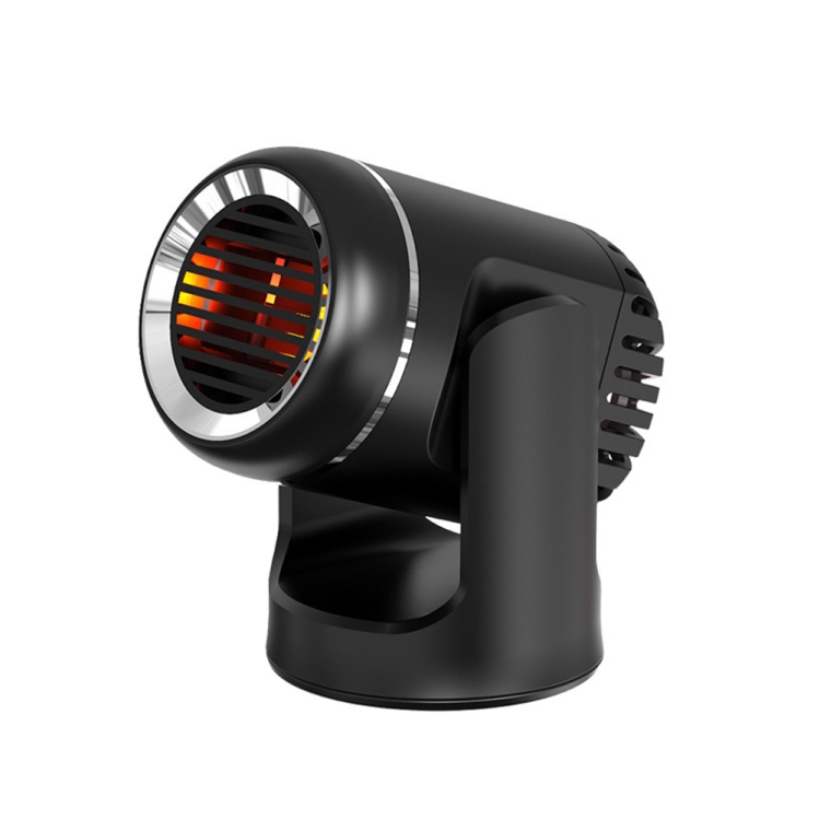 12V 130W Car Heating and Cooling Dual-use Fan Glass Defogging and Defrosting Heater(Black)