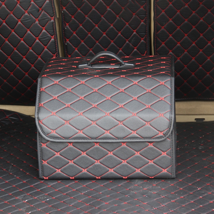 Car Trunk Foldable Storage Box, Rhombic Grid Middle Size: 40 x 32 x ...