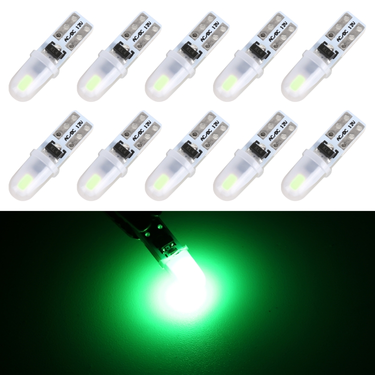 10 in 1 T5 Car Instrument Panel LED Decorative Light Green Light