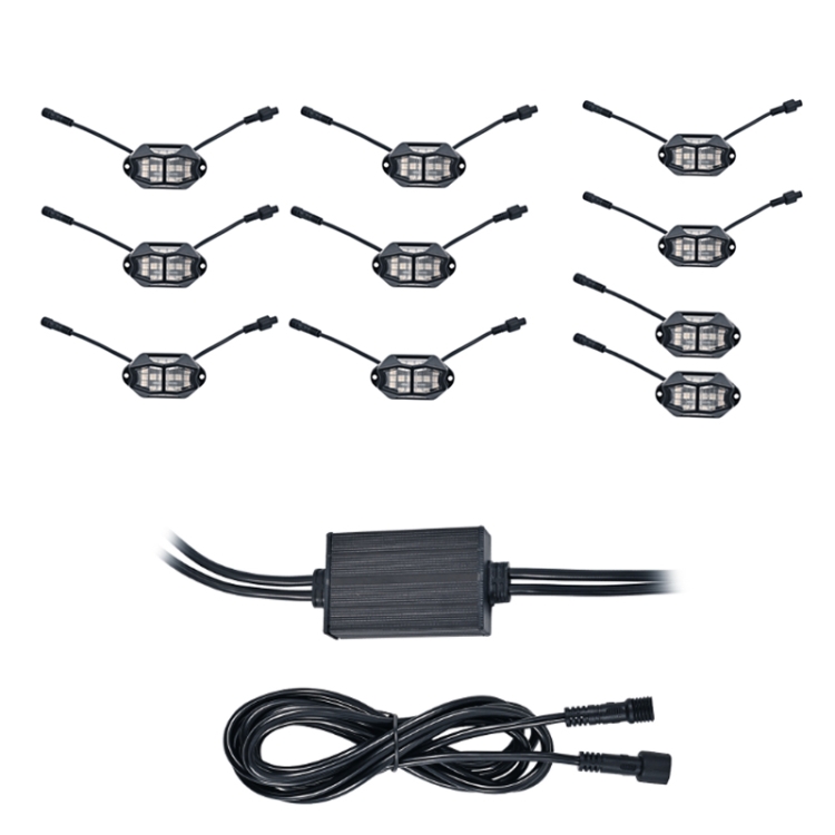 10 in 1 Car Chassis Light RGB Colorful Atmosphere Light