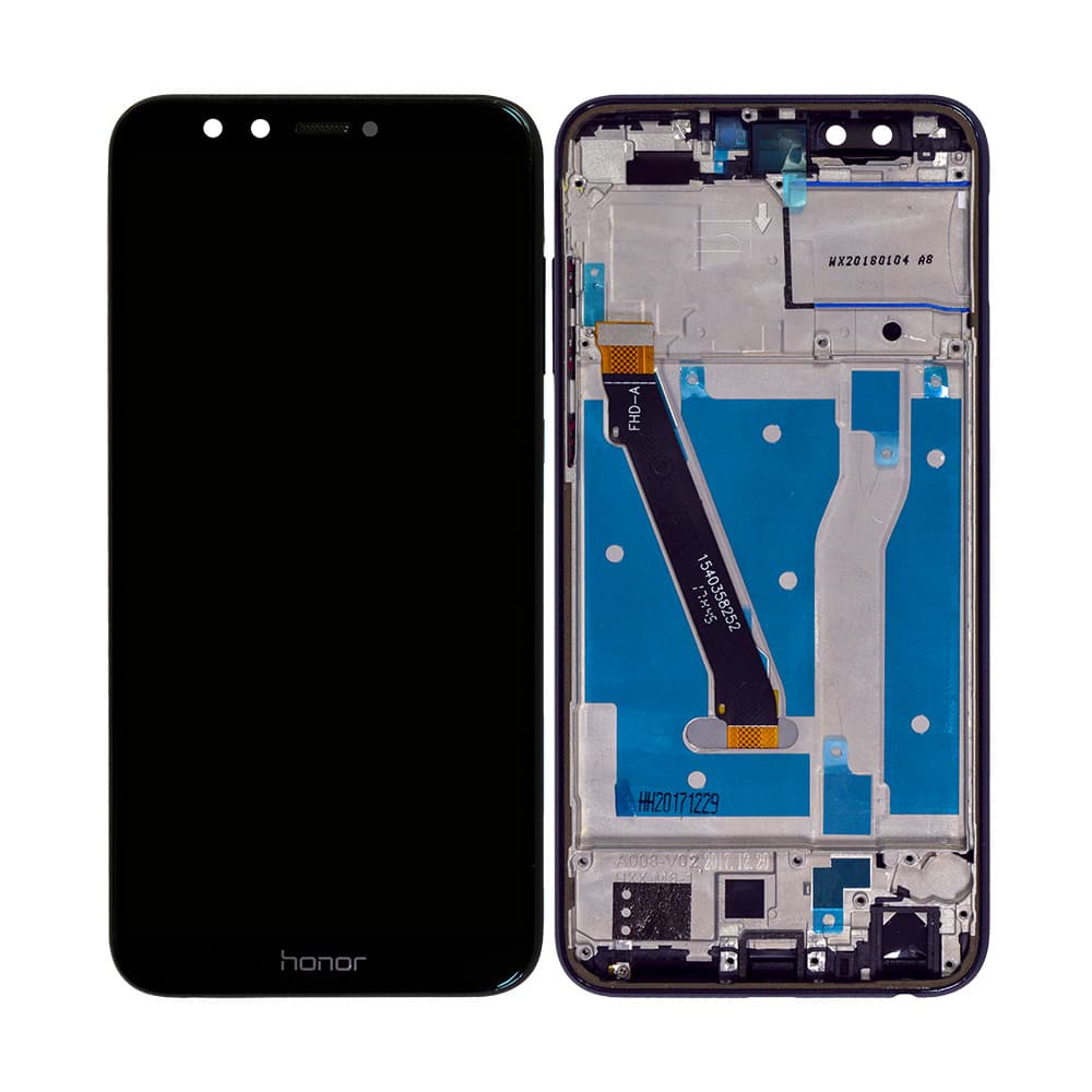 Original Honor 9 Lite Display and Touch Screen Glass Combo With Frame LLD-AL10