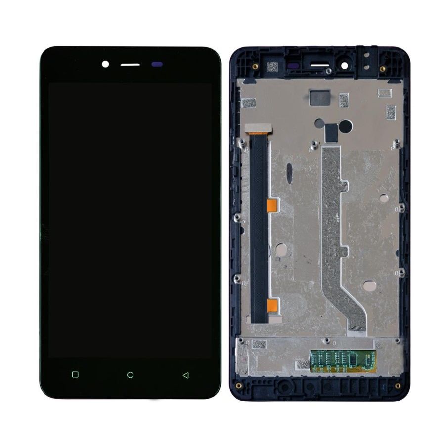 Buy Now LCD With Touch Screen For Gionee Pioneer P5L - Black Display Glass Combo Folder