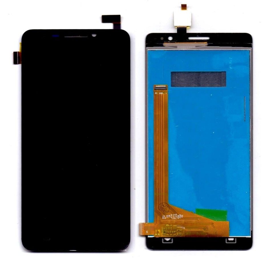 Buy Now LCD With Touch Screen For Intex Aqua Power - Black Display Glass Combo Folder