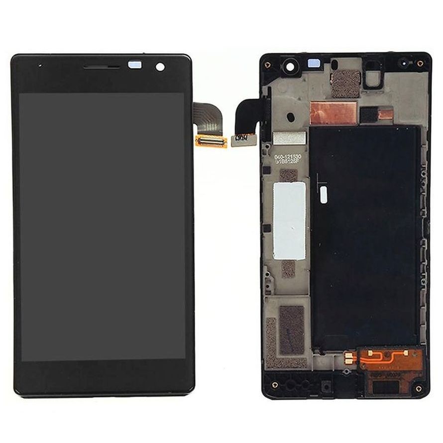 Buy Now LCD With Touch Screen For Nokia Lumia 730 Dual Sim - Black Display Glass Combo Folder