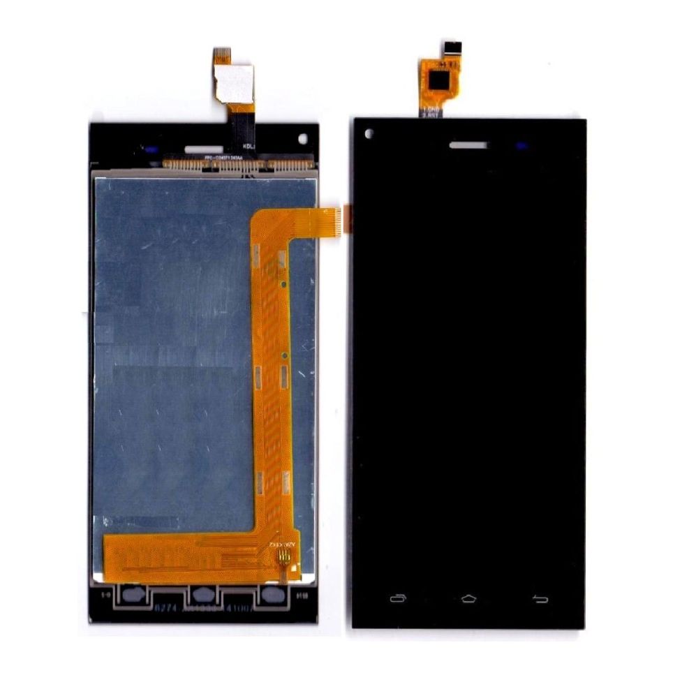 Buy Now LCD With Touch Screen For Xolo Q600S - White Display Glass Combo Folder