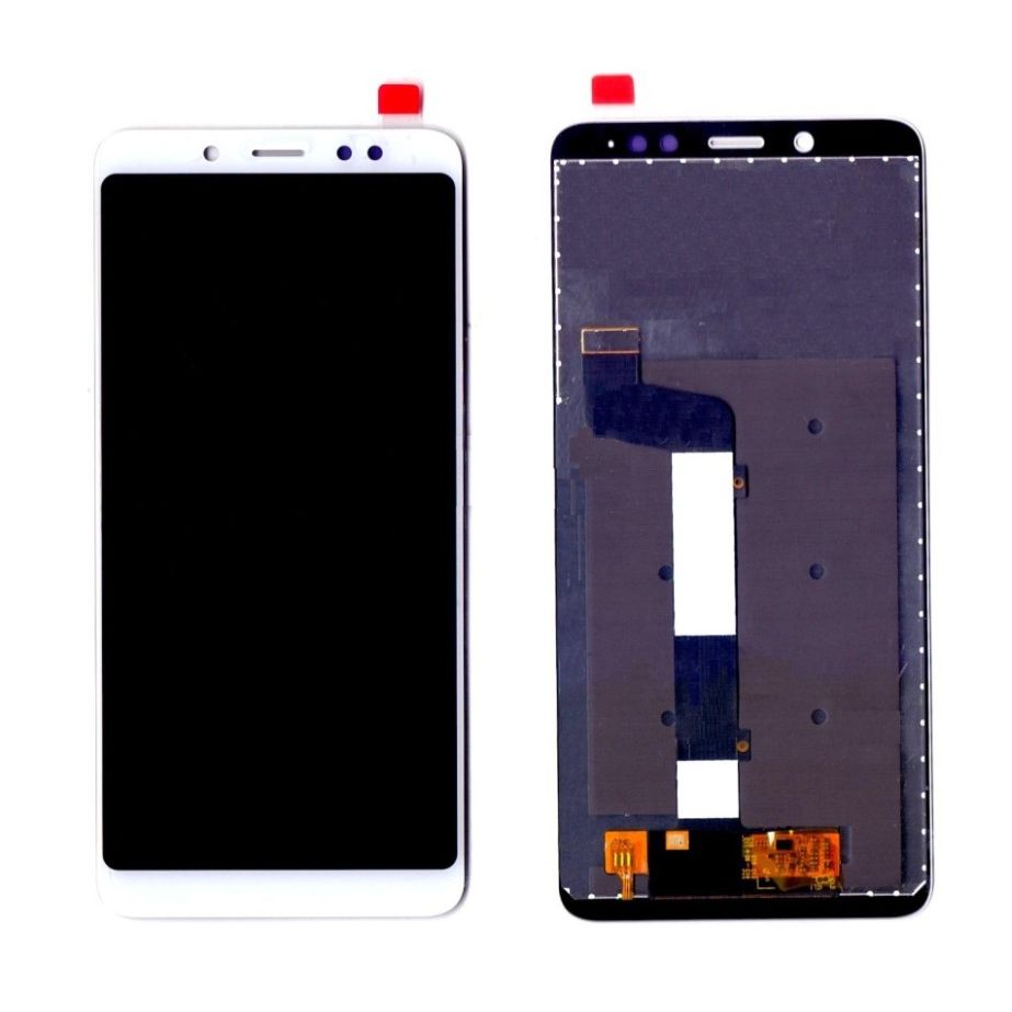 Buy Now LCD With Touch Screen For Xiaomi Redmi Note 5 Pro - White Display Glass Combo Folder