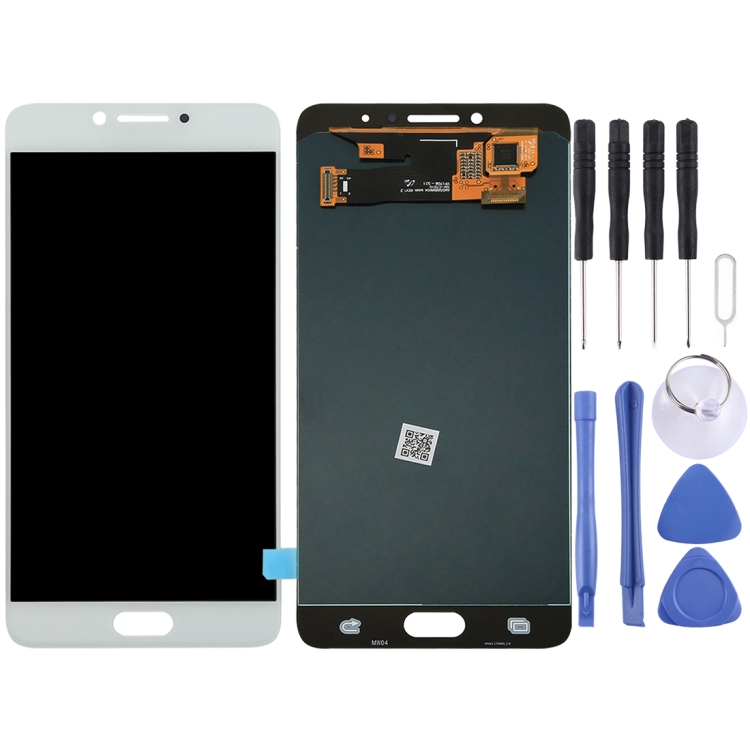 Original LCD Screen for Galaxy C7 Pro / C7010 with Digitizer Full Assembly (White)