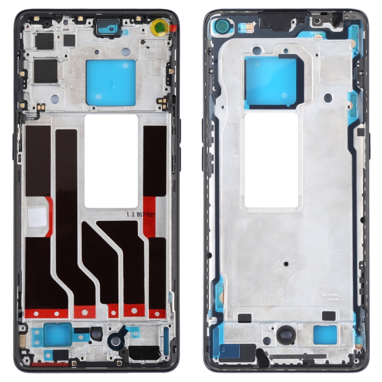 OPPO Reno5 Pro 5G PDSM00, PDST00, CPH2201 Original Front Housing LCD Frame Bezel Plate (Black)