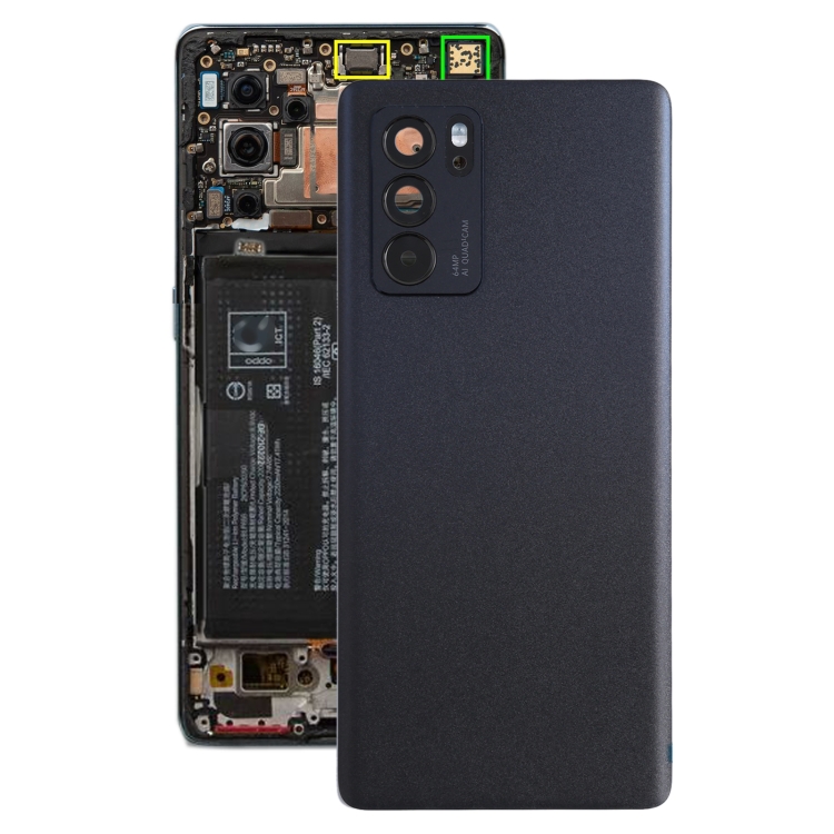 OPPO Reno6 Pro 5G PEPM00, CPH2249 Original Battery Back Cover (Black)