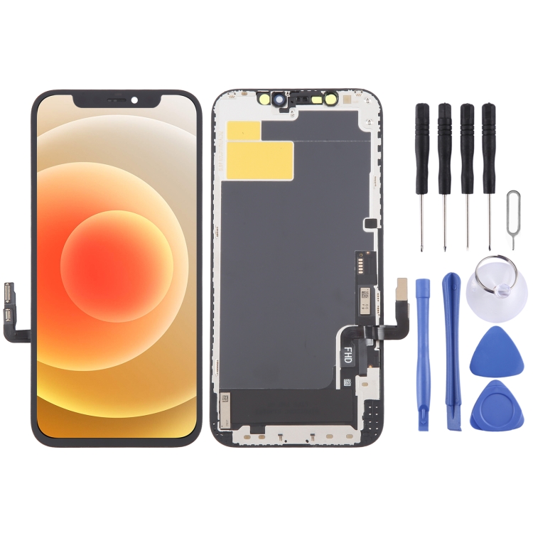 iPhone 12 / 12 Pro ZY incell HD 1:1 LCD Screen with Digitizer Full Assembly, Remove IC Need Professional Repair