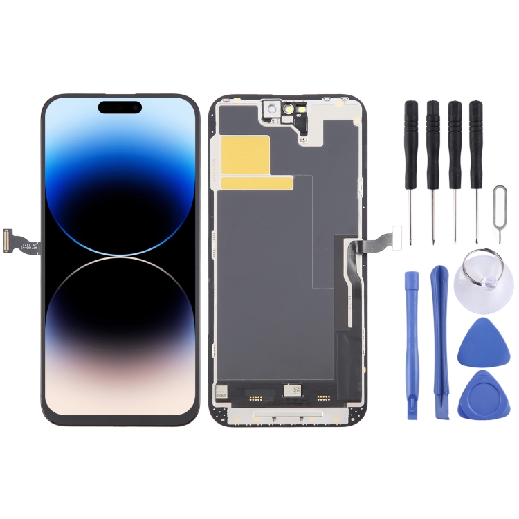 iPhone 14 Pro Max ZY incell HD 1:1 LCD Screen with Digitizer Full Assembly, Remove IC Need Professional Repair