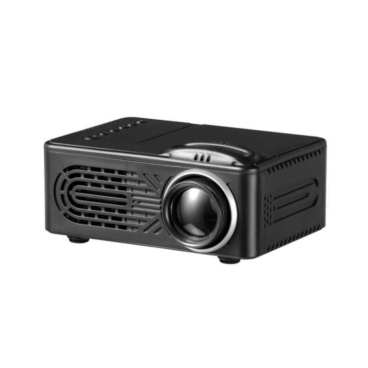 RD-814 Portable TFT LCD Home Theater Multimedia HD 1080P LED Mini Projector, Built-in Speaker, Support TF Card / AV / USB