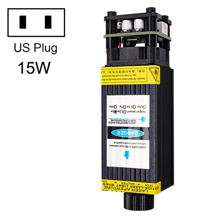 DAJA J3 For D2 / D3 Small Laser Carving Machine Blu-ray Laser Head US Plug, Spec: 15W