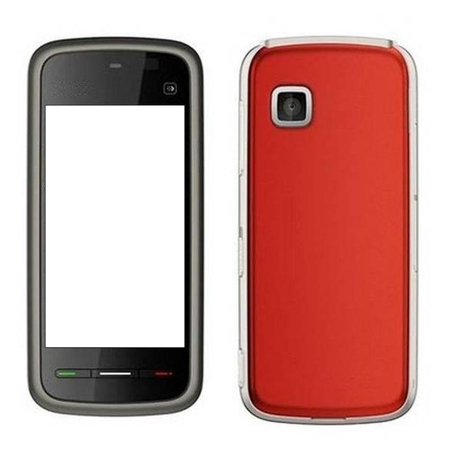 Buy Now Full Body Housing for Nokia 5233 - Black & Red